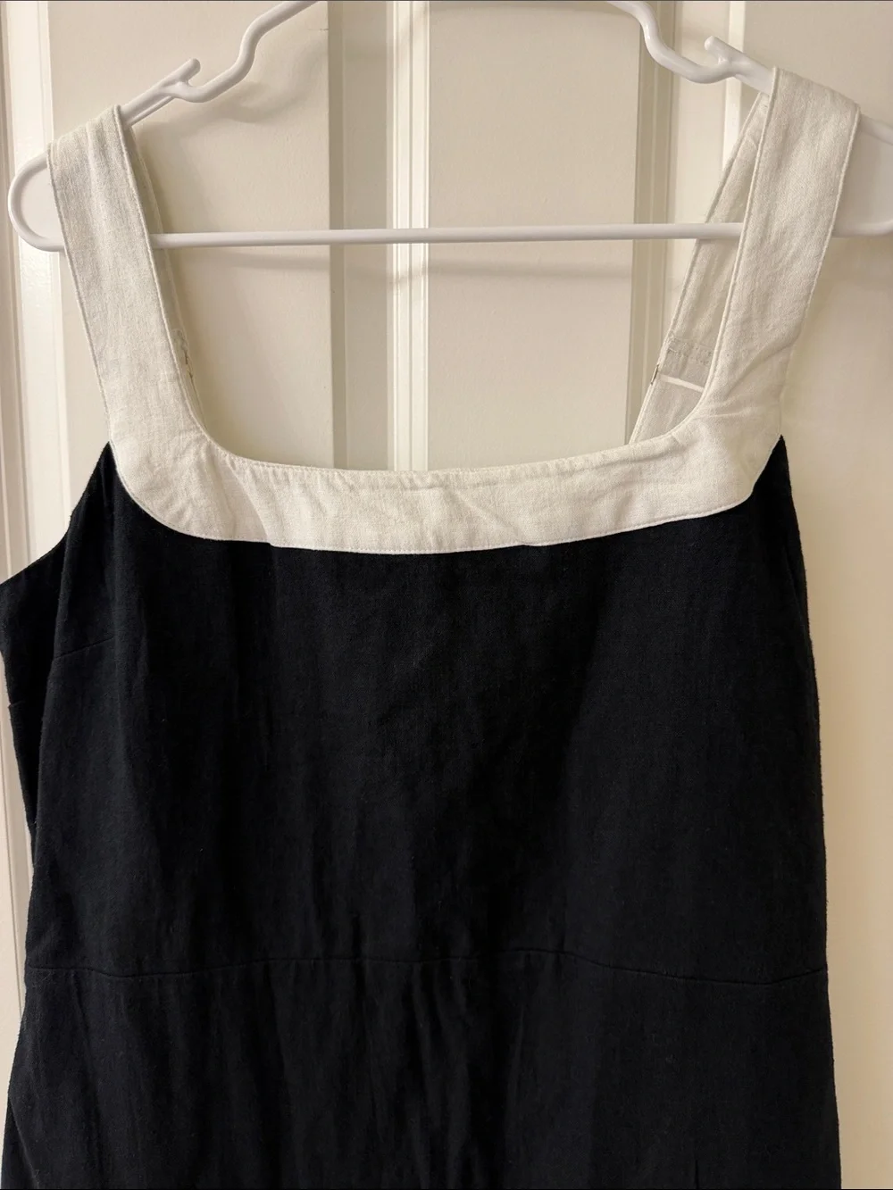 Abercrombie & Fitch Black Maxi Dress with White Trim